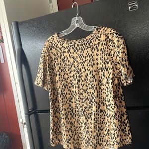 Westbound cheeta print tshirt